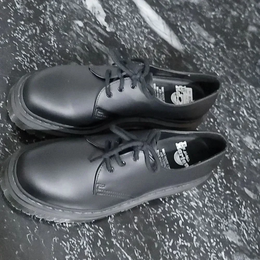 BRAND NEW Dr. MARTENS VEGAN 1461 QUAD MONO LOAFER